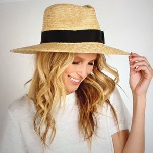 Brixton Joanna Straw Hat Honey NWOT Medium